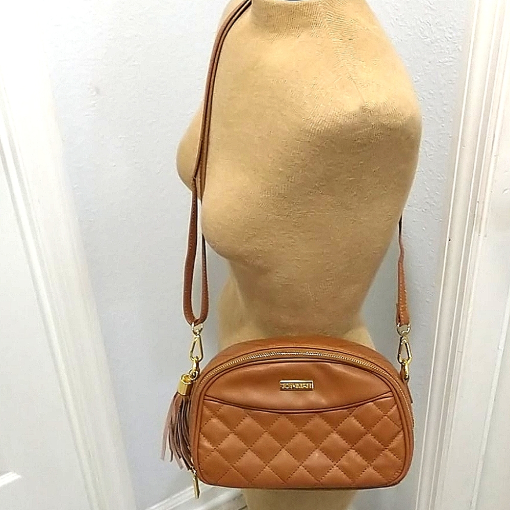 Joy & Iman Accordion Style Crossbody Bag
